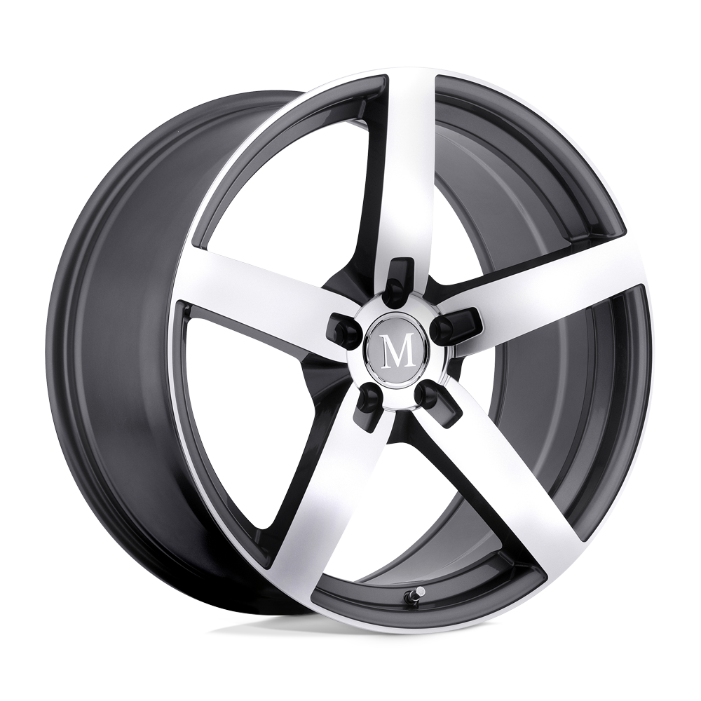 20X10 Mandrus ARROW GUNMETAL W/ MIRROR CUT FACE 5X112