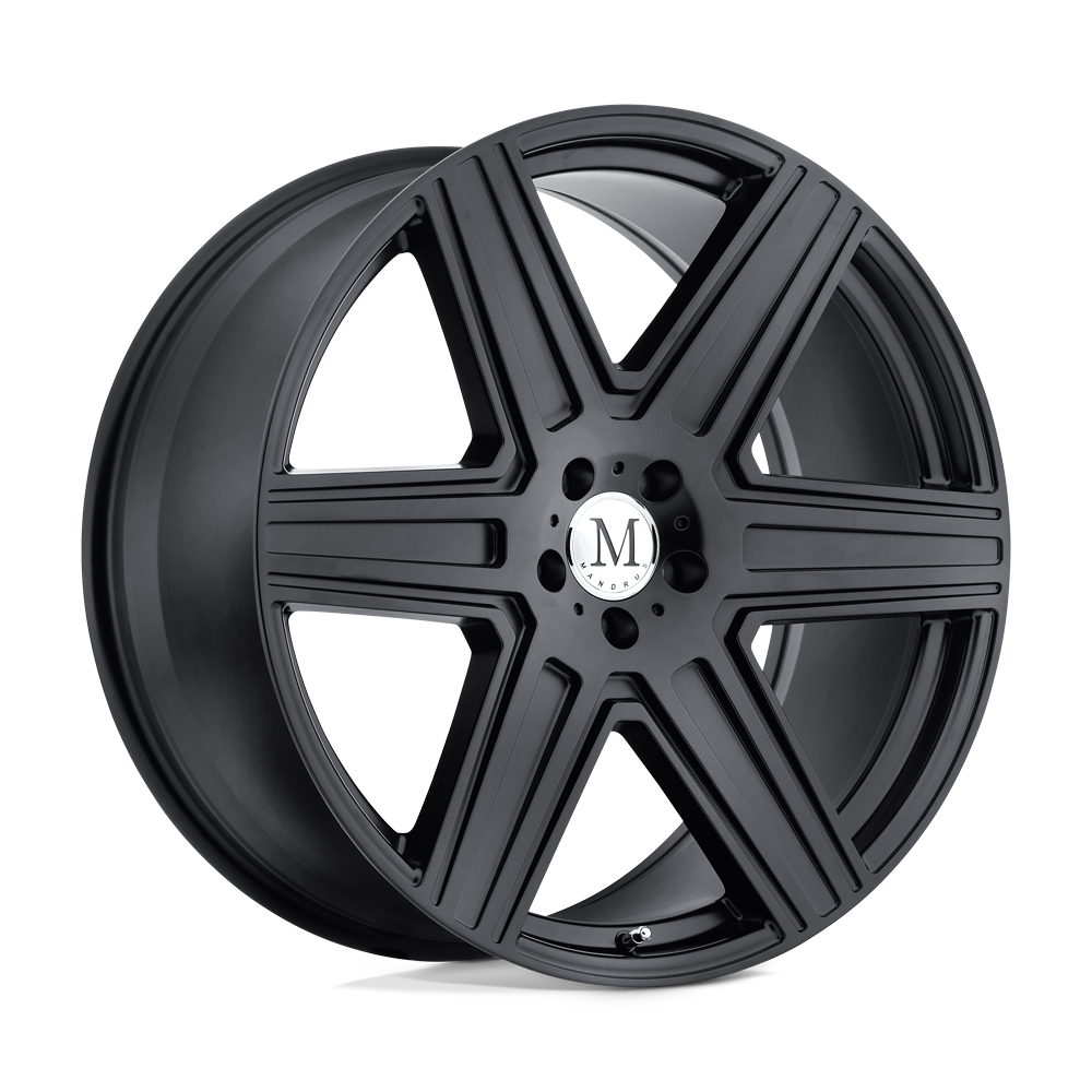 22" Mandrus ATLAS MATTE BLACK 5X112