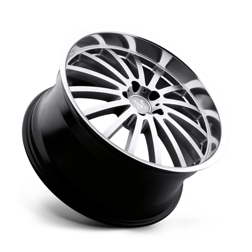 19" Mandrus MILLENIUM HYPER SILVER W/ MIRROR CUT LIP 5X112