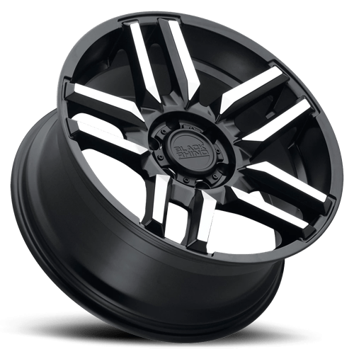 20" Black Rhino Hard Alloys MESA MATTE BLACK W/ MACHINED FACE 5X127