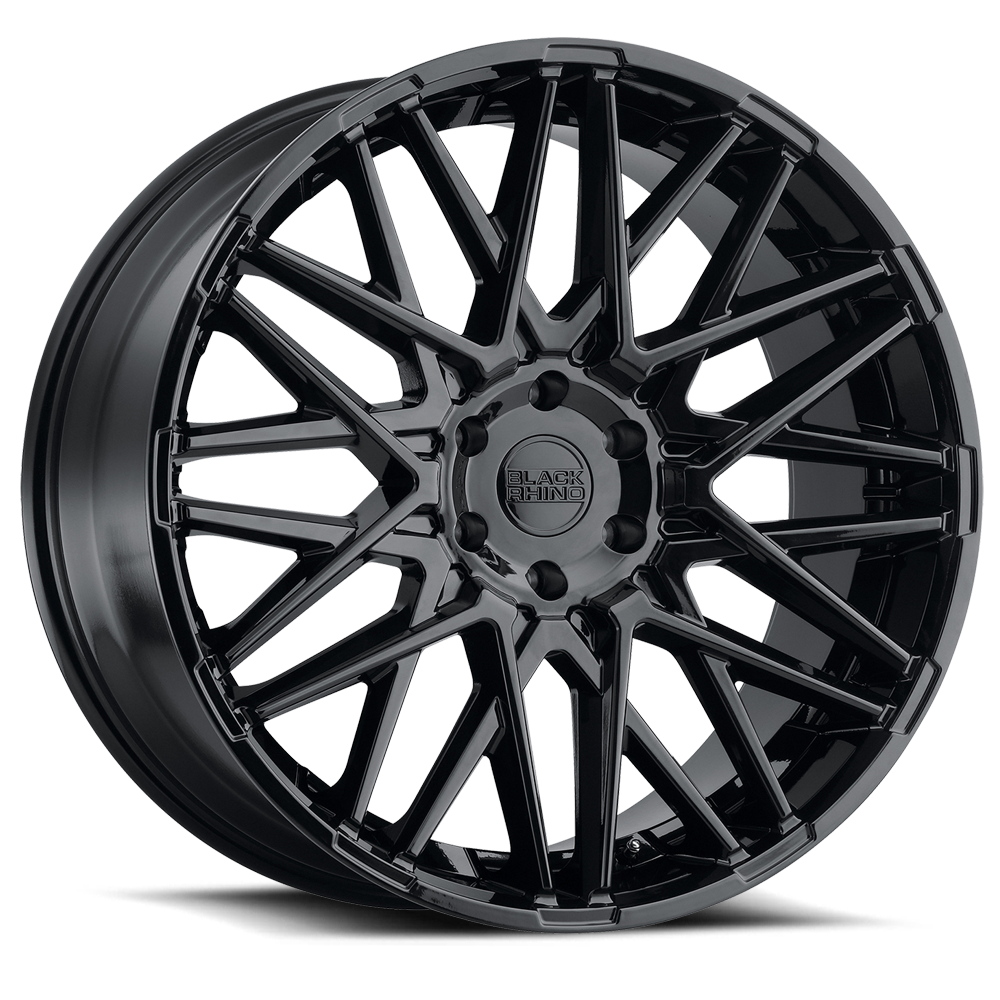 20X9 Black Rhino Hard Alloys MOROCCO GLOSS BLACK 6X139.7