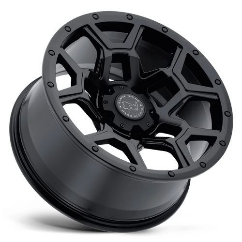 17 Black Rhino Hard Alloys OVERLAND MATTE BLACK 6X139.7