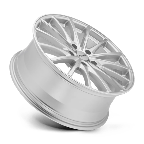 19" Petrol P3A SILVER W/ MACHINED CUT FACE 5X120