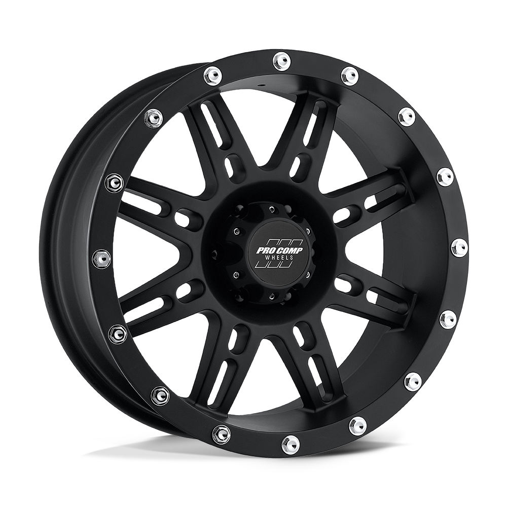 17X9 Pro Comp Alloys PA31 STRYKER FLAT BLACK 8X170