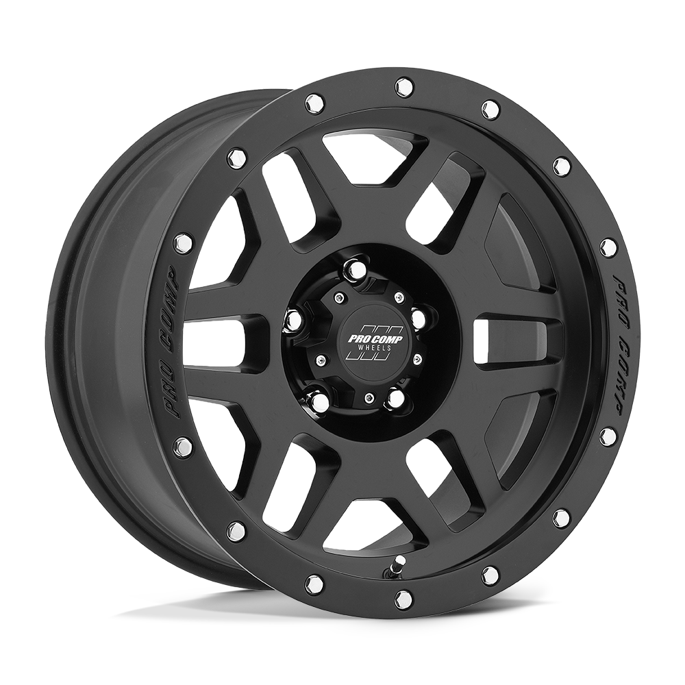17X9 Pro Comp Alloys PA41 PHASER SATIN BLACK 6X139.7