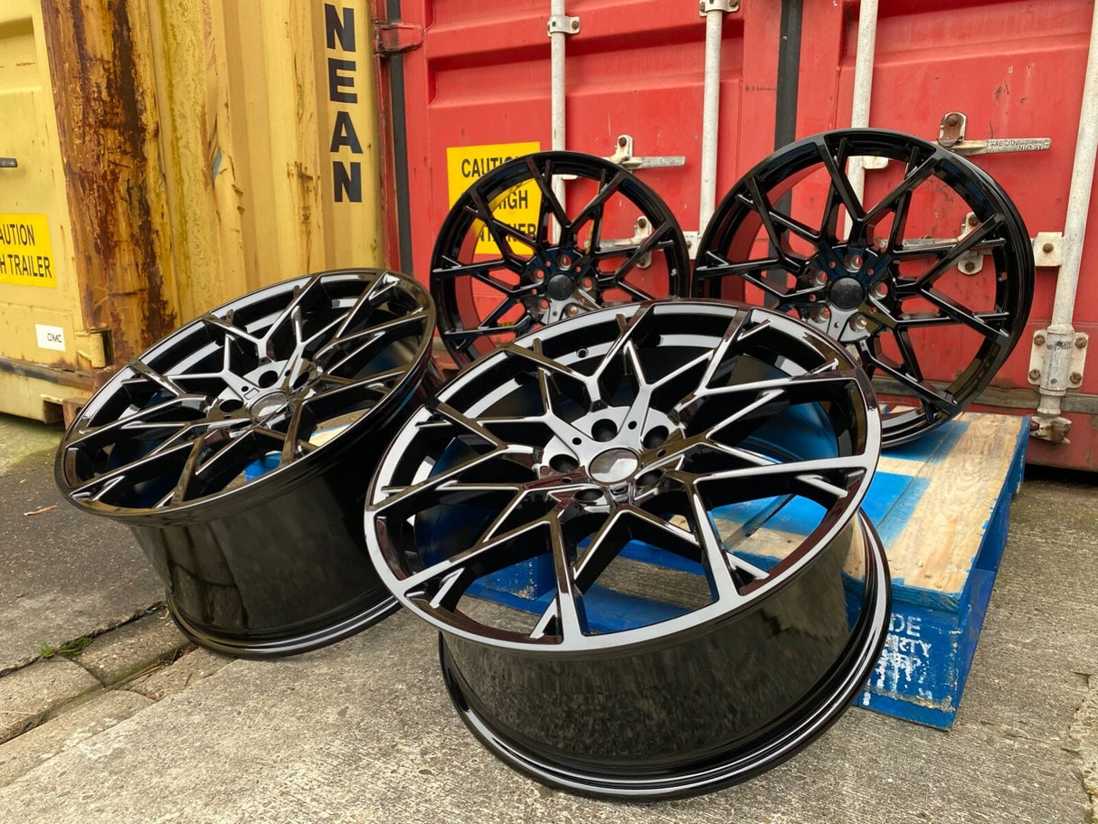 20” Rims – Made to Fit BMW 3 Series 316i, 318i, 320i, 325i, 328i, 330i, 335i, 340i, M3 | OE Style | 2011 2012 2013 2014 2015 2016 2017 2018 20x8.5/9.5 Wheels Brand New – Model 8