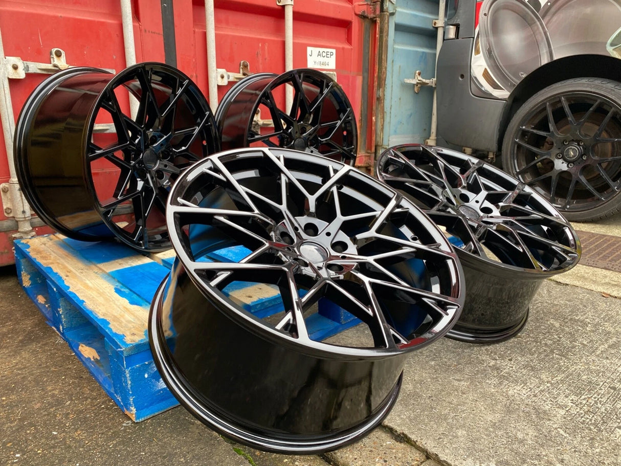 20” Rims – Made to Fit BMW 3 Series 316i, 318i, 320i, 325i, 328i, 330i, 335i, 340i, M3 | OE Style | 2011 2012 2013 2014 2015 2016 2017 2018 20x8.5/9.5 Wheels Brand New – Model 8