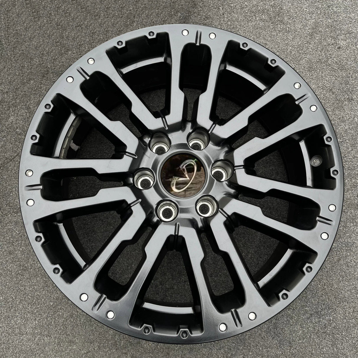 20” Infiniti QX80 Rims 2014 2015 2016 2017 2018 2019 2020 2021 2022 2023 2024 2025 OEM Original Wheels 20x8 Satin Black
