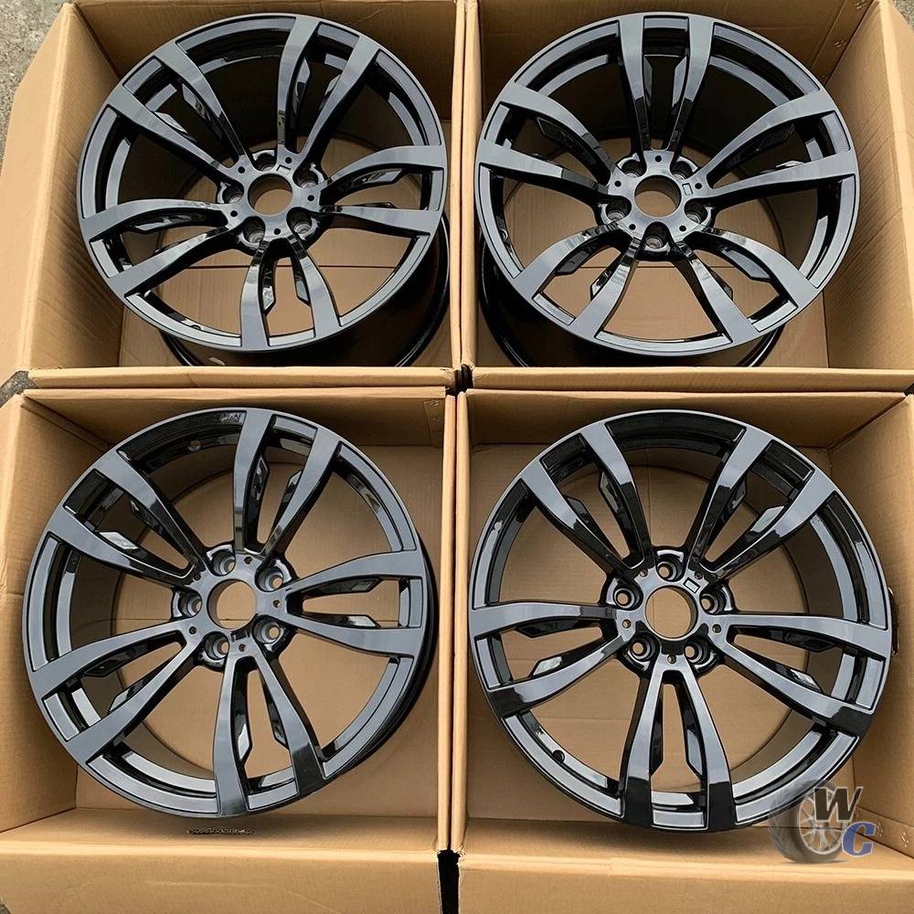 20” Wheels Fit BMW X6 2008–2019 | Factory Style Rims | Gloss Black | Staggered Set of 4