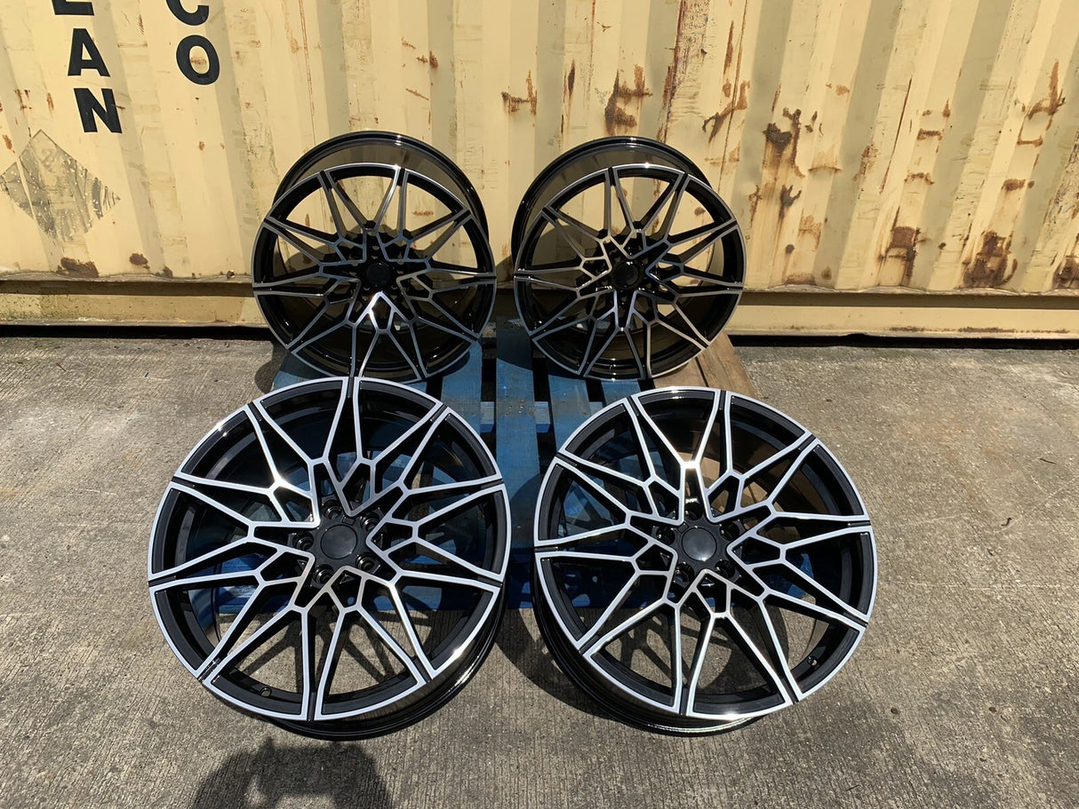 19” Rims - Made to Fit BMW 328i 328i xDrive | OE Style | 2010 2011 2012 2013 2014 2015 2016 2017 2018 19x8.5/9.5 Wheels Brand New