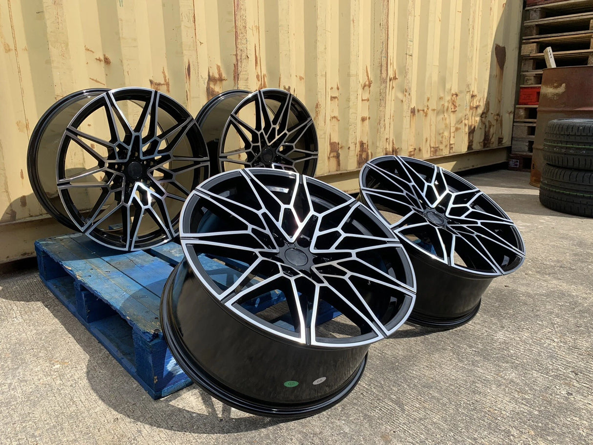 20” Rims – Made to Fit BMW 330i, 330i xDrive, M340i, M340i xDrive, 330e, 330e xDrive, M3, M3 Competition, M3 xDrive Competition | OE Style | 2018 2019 2020 2021 2022 2023 2024 2025 2026 20x8.5/9.5 Wheels Brand New – Model 2