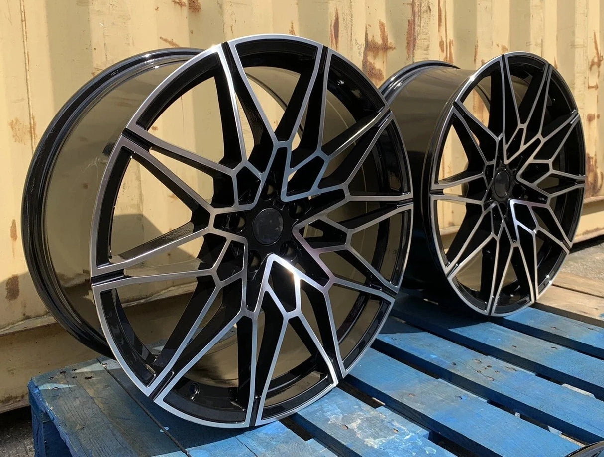 19” Rims - Made to Fit BMW 330i, 330i xDrive, 330e, 330e xDrive, M340i, M340i xDrive, M3, M3 Competition | OE Style | 2020 2021 2022 2023 2024 2025 2026 | 19x8.5/9.5 Wheels Brand New - Model 48