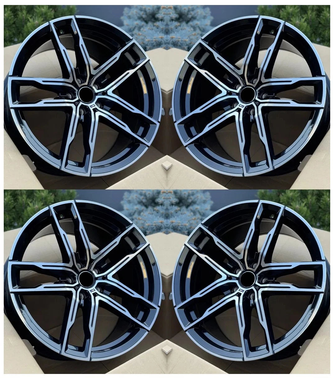 19” Rims - Made to Fit BMW 323i | OE Style | 1999 2000 2006 2007 2008 2009 2010 2011 19x8.5/9.5 Wheels Brand New
