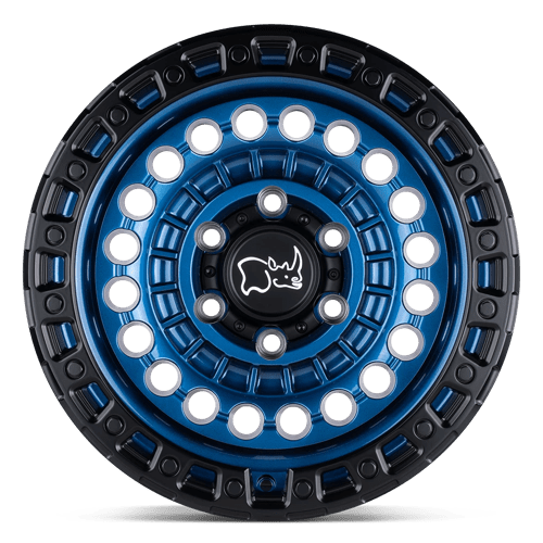 20" Black Rhino Hard Alloys SENTINEL COBALT BLUE W/ BLACK RING 8X165.1
