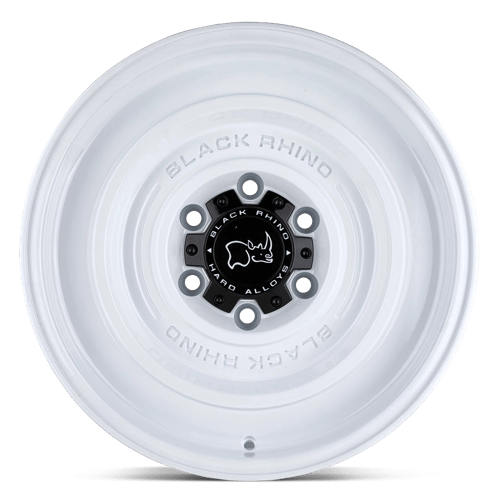 17X9.5 Black Rhino Hard Alloys SOLID GLOSS WHITE 6X139.7