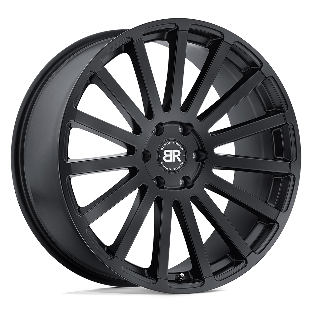 20X9 Black Rhino Hard Alloys SPEAR MATTE BLACK 6X135