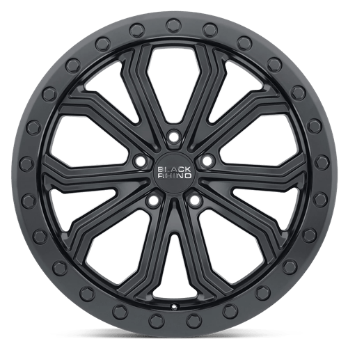 20" Black Rhino Hard Alloys TRABUCO MATTE BLACK 5X127