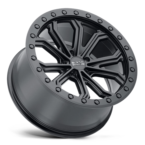 20" Black Rhino Hard Alloys TRABUCO MATTE BLACK 5X127