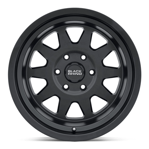 17" Black Rhino Hard Alloys STADIUM MATTE BLACK 5X127
