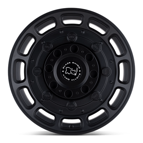 17" Black Rhino Hard Alloys WARTHOG MATTE BLACK 6X120