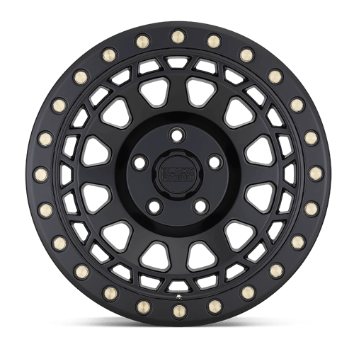 20" Black Rhino Hard Alloys PRIMM MATTE BLACK W/ BRASS BOLTS 8X170
