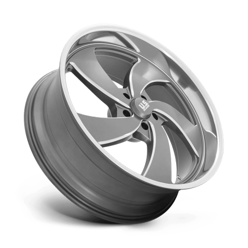 24X9 US Mag 1PC U133 DESPERADO ANTHRACITE MILLED DIAM-CUT LIP 5X120.65