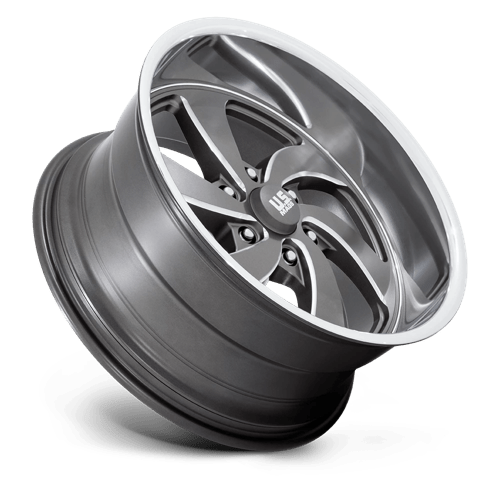 20X9.5 US Mag 1PC U133 DESPERADO ANTHRACITE MILLED DIAM-CUT LIP 6X139.7