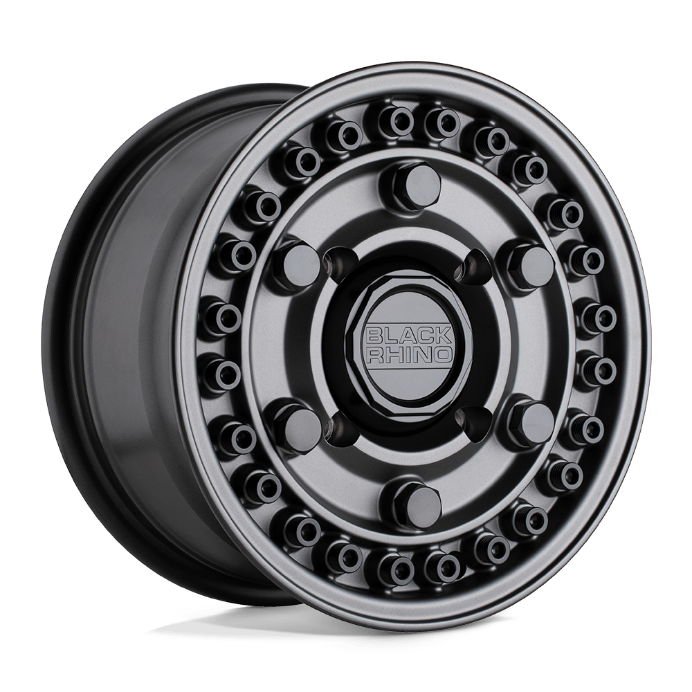 15" Black Rhino Hard Alloys - UTV ARMORY UTV GUN BLACK 4X110