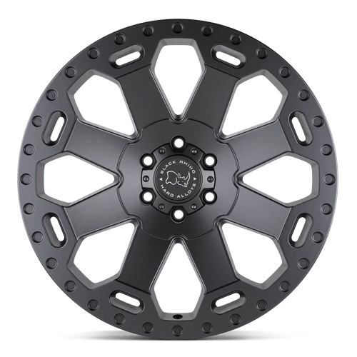 20" Black Rhino Hard Alloys WARLORD MATTE GUNMETAL 8X170
