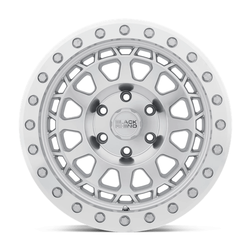 18" Black Rhino Hard Alloys PRIMM SILVER W/ MIRROR FACE MACH RG 6X139.7
