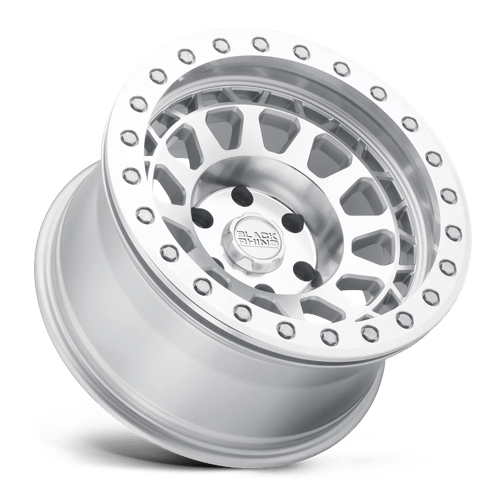 18" Black Rhino Hard Alloys PRIMM SILVER W/ MIRROR FACE MACH RG 8X165.1