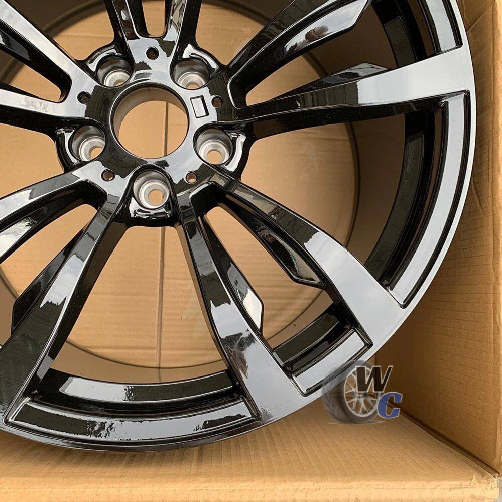 20” Wheels Fit BMW X6 2008–2019 | Factory Style Rims | Gloss Black | Staggered Set of 4