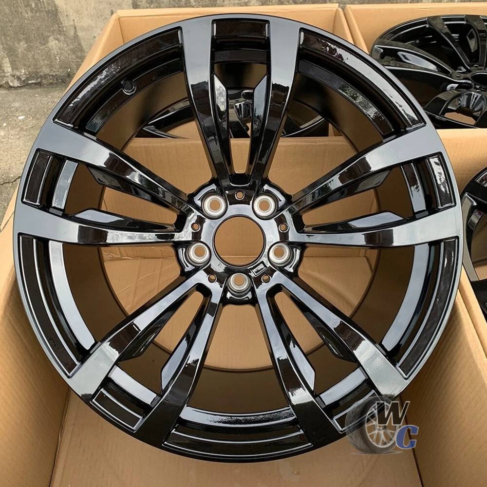 20” Wheels Fit BMW X6 2008–2019 | Factory Style Rims | Gloss Black | Staggered Set of 4
