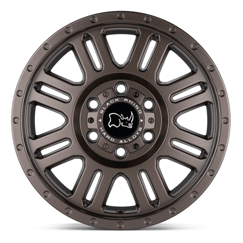 17" Black Rhino Hard Alloys YELLOWSTONE MATTE BRONZE 5X130