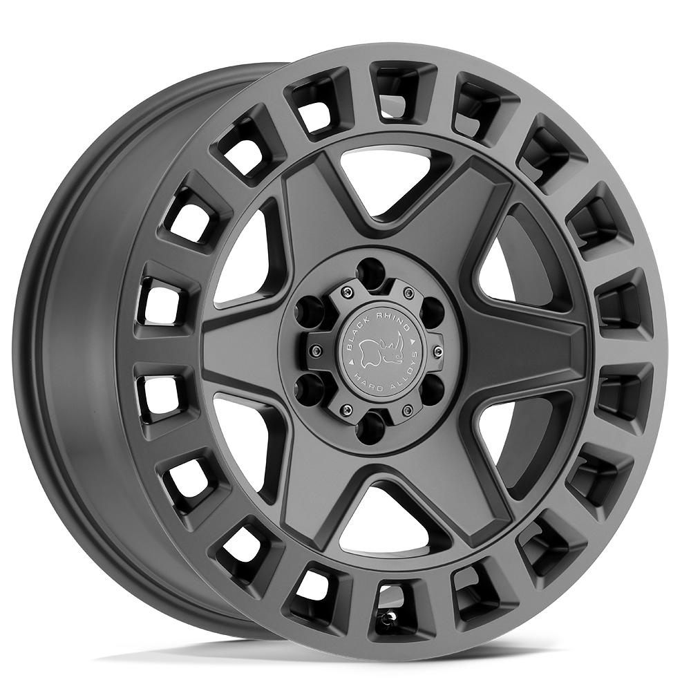 20" Black Rhino Hard Alloys YORK MATTE GUNMETAL 6X139.7