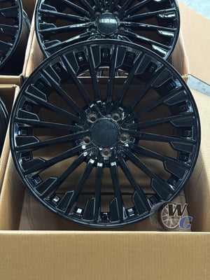 19” Wheels Fit Mercedes-Benz C-Class AMG 1997–2024 |  OE Style Rims |  Gloss Black |  Staggered Set of 4