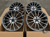 20” Wheels Fit Mercedes-Benz S-Class AMG 2007–2026 |  OE Style Rims |  Gun Metal Machined Face |  Staggered Set of 4