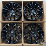 19” Wheels Fit BMW 7 Series 2016–2025 |  Factory Style Rims |  Gloss Black |  Staggered Set of 4