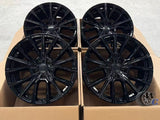 19” Wheels Fit BMW 3 Series 2012–2020 |  Factory Style Rims |  Gloss Black |  Staggered Set of 4