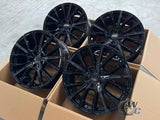 19” Wheels Fit BMW 3 Series 2012–2020 |  Factory Style Rims |  Gloss Black |  Staggered Set of 4