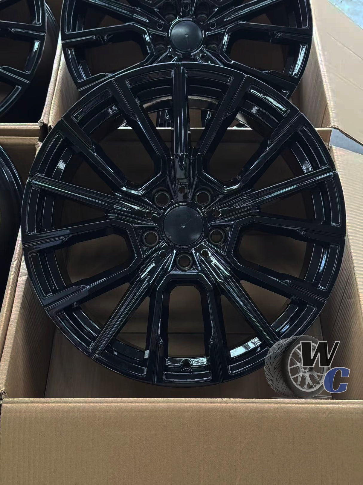 19” Wheels Fit BMW 3 Series 2012–2020 |  Factory Style Rims |  Gloss Black |  Staggered Set of 4