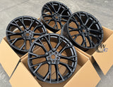 22” Wheels Fit BMW X7 2019–2026 |  Factory Style Rims |  Gloss Black |  Staggered Set of 4