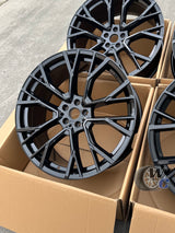 22” Wheels Fit BMW X7 2019–2026 |  Factory Style Rims |  Gloss Black |  Staggered Set of 4
