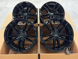 19” Wheels Fit BMW 7 Series 2016–2025 |  Factory Style Rims |  Gloss Black |  Staggered Set of 4