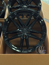 19” Wheels Fit BMW 7 Series 2016–2025 |  Factory Style Rims |  Gloss Black |  Staggered Set of 4