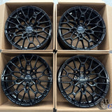 19” Wheels Fit BMW 6 Series 2018–2020 |  Factory Style Rims |  Gloss Black |  Staggered Set of 4
