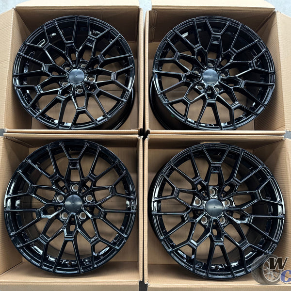 19” Wheels Fit BMW 5 Series 2017–2025 |  Factory Style Rims |  Gloss Black |  Staggered Set of 4
