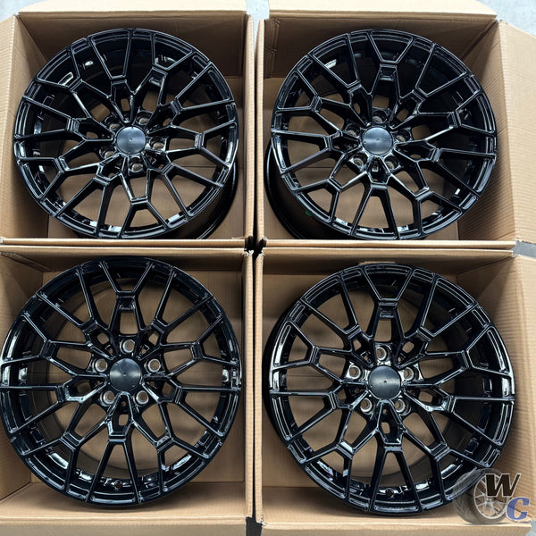 18” Wheels Fit BMW 3 Series 2012–2020 |  Factory Style Rims |  Gloss Black |  Set of 4
