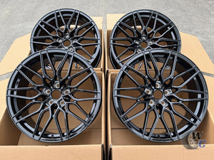19” Wheels Fit BMW X3 2019–2025 |  Factory Style Rims |  Gloss Black |  Staggered Set of 4