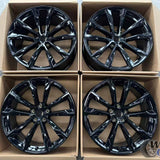 20” Wheels Fit BMW 6 Series 2018–2025 |  Factory Style Rims |  Gloss Black |  Staggered Set of 4